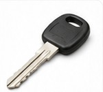 Classic metal car key