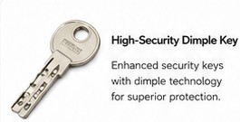 High-security dimple key